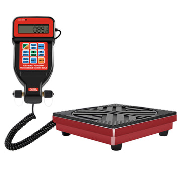 Aprvtio ACS-100SO Refrigerant Scale with Charging Valve Weight Scale 220lbs/100kgs